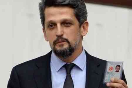 Karo Paylan stated that he received information about the upcoming  pogroms of Armenians in Europe only verbally 